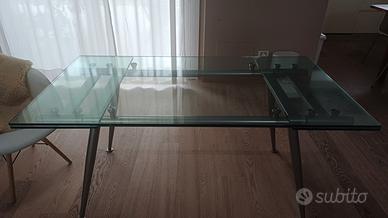 tavolo calligaris in cristallo