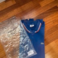polo lacoste blu