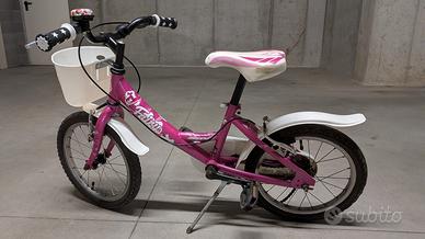 Bicicletta per bambina 4–6 anni, ruote 16''