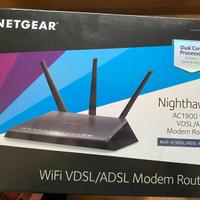 Netgear modem router WiFi AC1900 Modello D7000 VSD