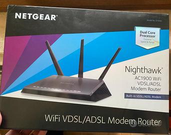 Netgear modem router WiFi AC1900 Modello D7000 VSD