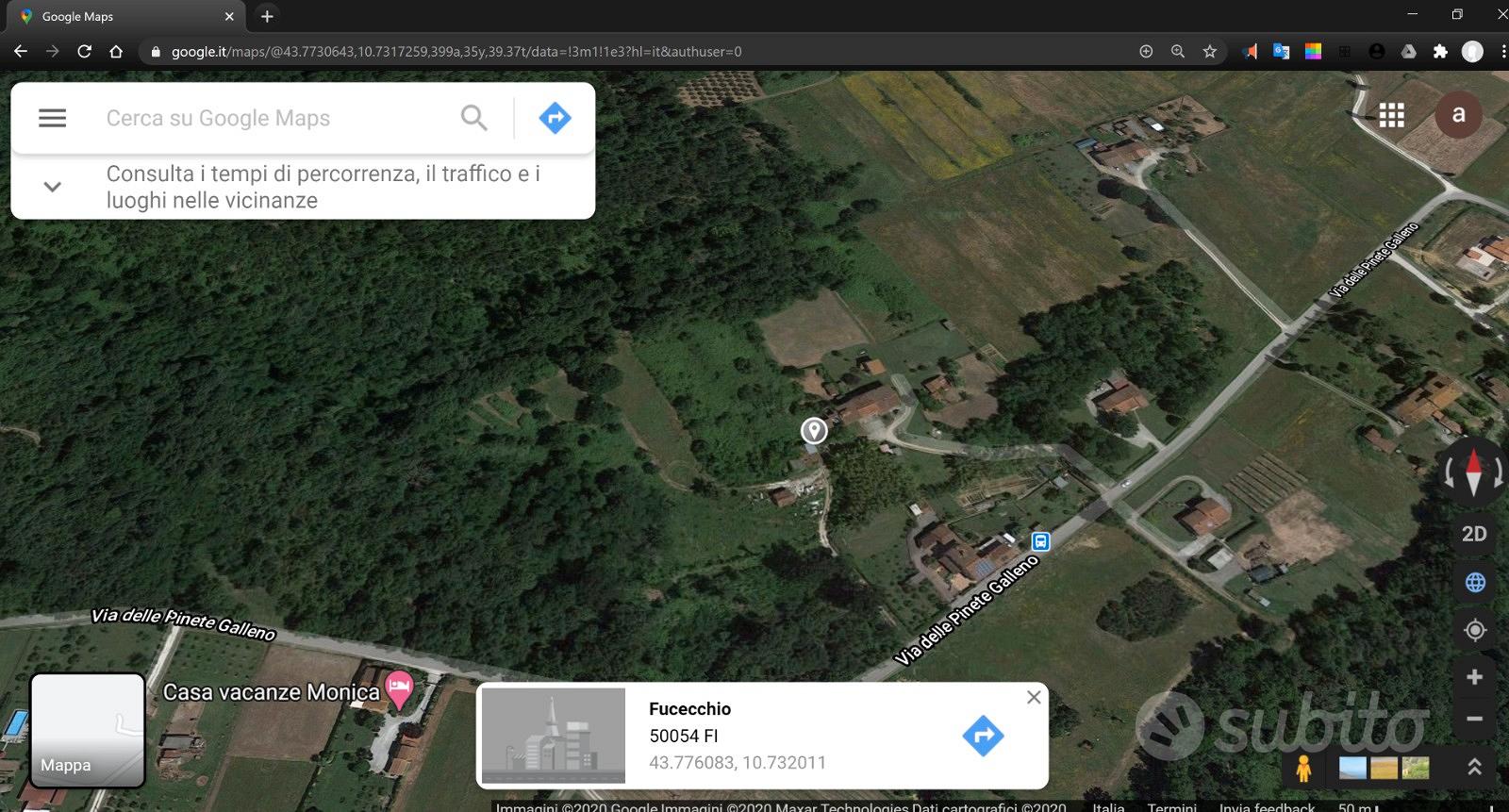 Terreno 2h e rudere 300mq Galleno Fucecchio (FI) - Vista 3