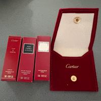 3 mignon profumi Cartier 2 ml + bustina di velluto