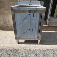 Lavello inox armadiato 1 vasca 