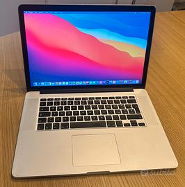 MacBook Pro Retina 15” Late 2013-i7-8GB-SSD 250 GB