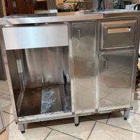 Mobile acciaio macchina caffé bar
