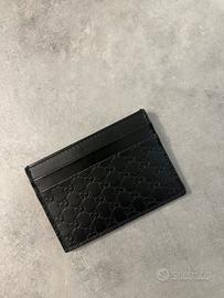 Portacarte gucci nero