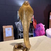 Statua serpente dorata SCONTO