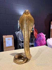 Statua serpente dorata SCONTO