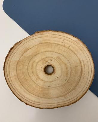 Base decorativa in legno