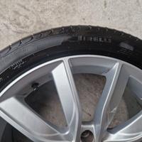 Cerchi in lega Audi a6 con gomme estive