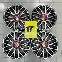 RL86 Cerchi usati originali Abarth da 17" 4X98