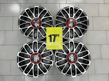 RL86 Cerchi usati originali Abarth da 17" 4X98