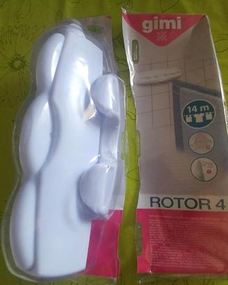 Stendibiancheria da parete 14 metri Gimi Rotor 4