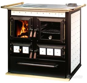 stufa termocucina a legna Vescovi Jessica 5  9,6kw