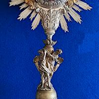 ostensorio in argento antico