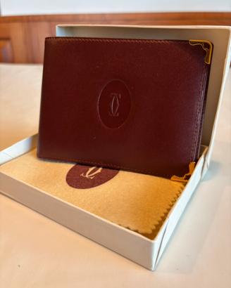 Portafoglio Cartier vintage Must de Cartier