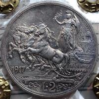 REGNO V.E.III°2 LIRE 1917,NC,AG 835/10 GR, QFDC