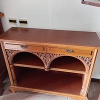 Mobiletto in legno massello di noce