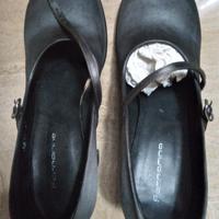 Scarpe vintage Fornarina n. 37 colore grigio satin