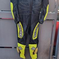 Tute moto in pelle per bambini Record taglie 2°e 3