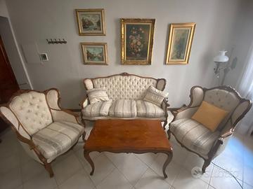 Salotto stile barocco piemontese