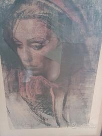 Stampa con cornice Pietro Annigoni 