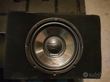 casse ovali JVC e subwoofer phonocar