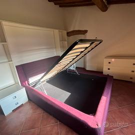 Camera completa matrimoniale con letto contenitore
