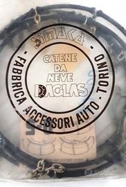 CATENE NEVE FABBRICA ACCESSORI AUTO TORINO D'EPOCA