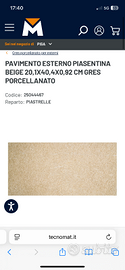 Pavimento esterno piasentina