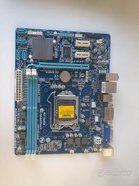 Scheda Madre Gigabyte NUOVA H61M-DS2 DVI senza sca