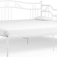 Telaio Divano Letto Estraibile Bianco in Metallo 9