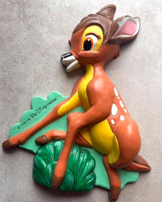 Vintage  statua  piatta collezione Bamby Disney