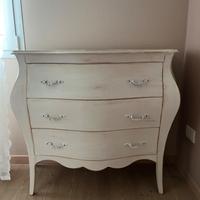 cassettiera stile shabby chic provenzale country