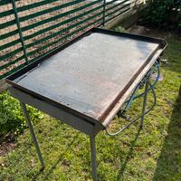 Piastra griglia a gas