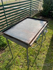 Piastra griglia a gas