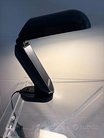 Lampada da Tavolo nera Anni 70 Manon Tronconi