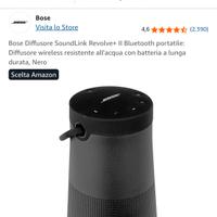 cassa portatile Bose Soundlink Revolve+ II