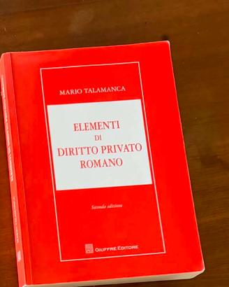 Elementi di diritto privato romano