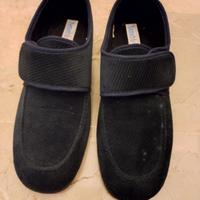 Scarpe ciabatte velcro anziani n. 45