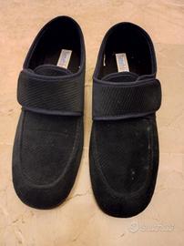 Scarpe ciabatte velcro anziani n. 45