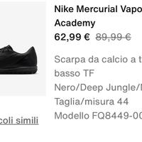 Nike Mercurial Vapor 16 Academy