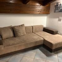 Divano componibile con cassettone
