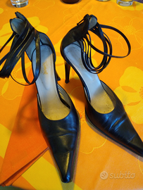 Scarpe nere in pelle