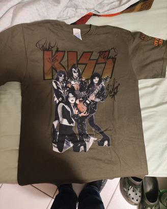 T-shirt Kiss Army Autografata 