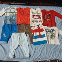 Magliette e pantaloni per neonato 