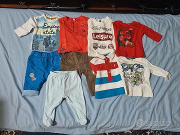Magliette e pantaloni per neonato 