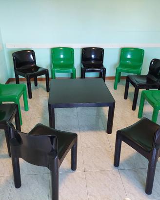 Sedie e tavolino Kartell - Carlo Bartoli