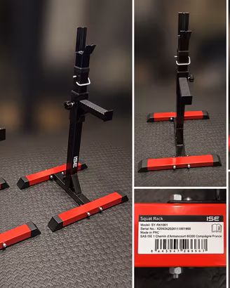 Squat Rack ISE regolabile – 200 kg